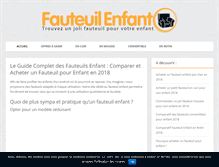 Tablet Screenshot of fauteuil-enfant.info